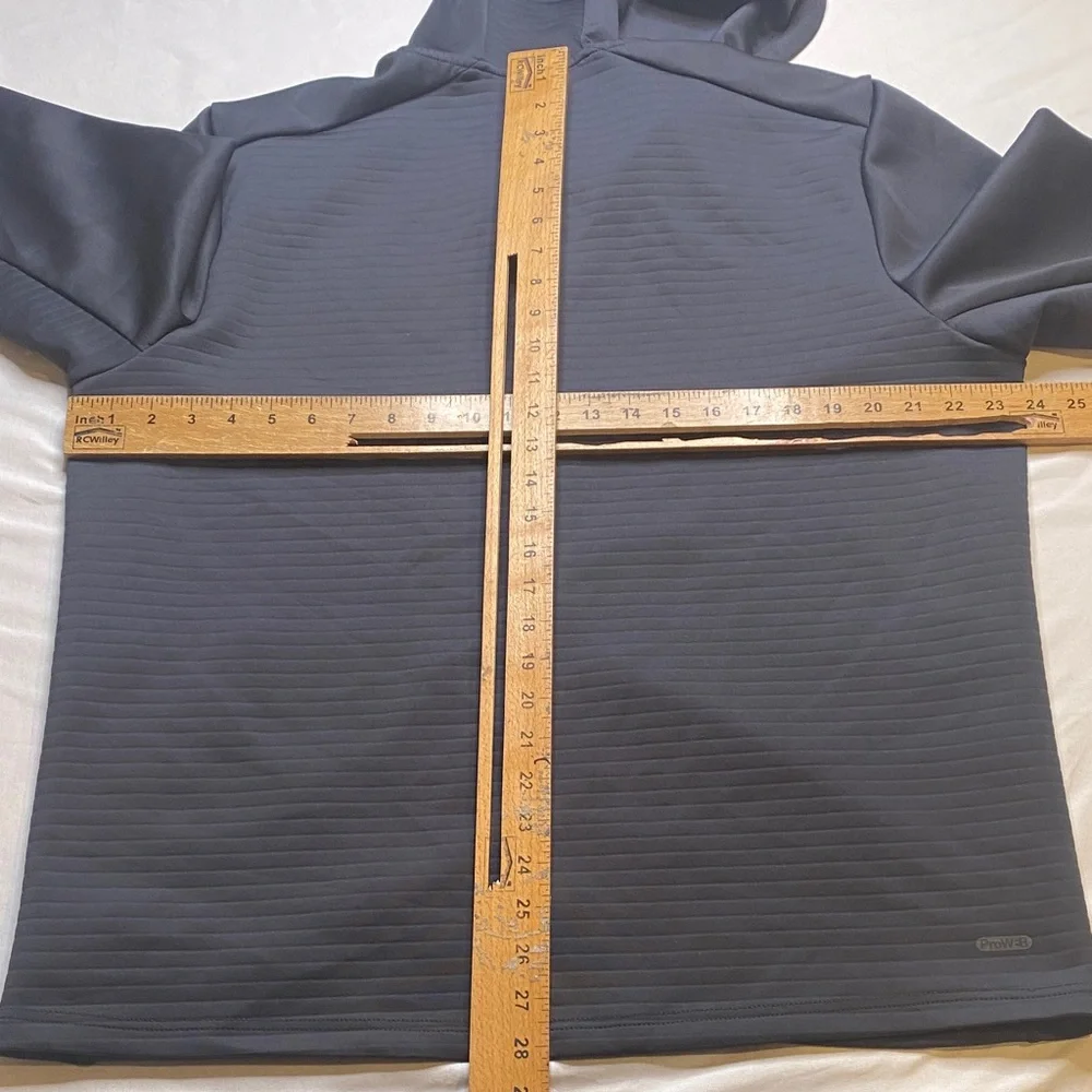Spyder Active Charcoal Gray‎ Performance Full Zip Hooded Jacket-NWOT